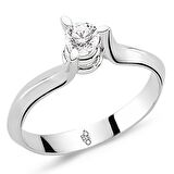 Romeo Pırlanta 0.21 Ct Tektaş Yüzük RM20061 