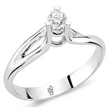Romeo Pırlanta 0.25 Ct Tektaş Yüzük RM25053
