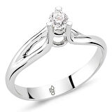 0.30 Ct Tektaş Pırlanta Yüzük  RM30058