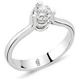 0.30 Ct Tektaş Pırlanta Yüzük  RM30060