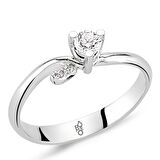 Harem Altın 0.30 Ct Tektaş Pırlanta Yüzük  RM30074