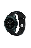 Huawei Watch GT3 Pro  ile Uyumlu Kordon 22 mm Delikli Spor Kayış