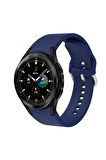 Samsung Galaxy Watch 7 FE 40 mm ile Uyumlu Kavisli Silikon Kordon