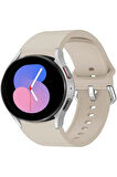 Samsung Galaxy Watch 7 FE 40 mm ile Uyumlu Kavisli Silikon Kordon