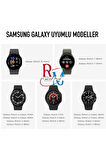 Samsung Galaxy Watch 7 40 mm ile Uyumlu Kavisli Silikon Kordon