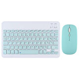 Tüm ıPad Modelleri İle Uyumlu Bluetooth Özellikli Klavye Mouse Set