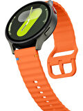 Amazfit GTR 2 GTR 2e GTR 47mm İle Uyumlu 22mm Kordon Dalgalı Dikiş Detaylı Silikon Saat Kordonu