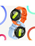 Oppo Realme Watch S / Watch S Pro İle Uyumlu 22mm Kordon Dalgalı Dikiş Detaylı Silikon Saat Kordonu