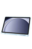 Samsung Galaxy Tab A9 Plus X210 X213 X215 X217 ile Uyumlu Üçgen Standlı Kalem Bölmeli Tablet Kılıf
