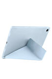 Samsung Galaxy Tab A9 Plus X210 X213 X215 X217 ile Uyumlu Üçgen Standlı Kalem Bölmeli Tablet Kılıf