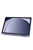 Samsung Galaxy Tab A9 Plus X210 X213 X215 X217 ile Uyumlu Üçgen Standlı Kalem Bölmeli Tablet Kılıf