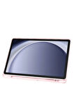 Samsung Galaxy Tab A9 Plus X210 X213 X215 X217 ile Uyumlu Üçgen Standlı Kalem Bölmeli Tablet Kılıf