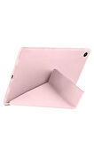 Samsung Galaxy Tab A9 Plus X210 X213 X215 X217 ile Uyumlu Üçgen Standlı Kalem Bölmeli Tablet Kılıf