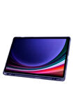 Samsung Galaxy S10 / S9 FE Plus ile Uyumlu 12.4'' Tablet Kılıfı Üçgen Standlı Kalem Bölmeli Kılıf