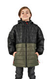 İçi Kürklü Su ve Rüzgar Geçirmez Erkek Çocuk Mont