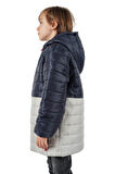 İçi Kürklü Su ve Rüzgar Geçirmez Erkek Çocuk Mont