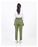 Dabıl Kumaş Düz Duble Paça Kız Çocuk Pantolon 