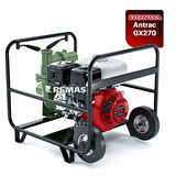 Antrac GX270 İpli 3" inç Honda Motorlu 9 HP Benzinli Motopomp Su Motoru