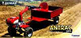 Çapa Makinası Tekerleği 400x8 Dubleks Antrac 200 Teker Takımı Cırcır Aks