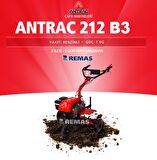 Antrac 212 B3 Tekerlekli 7 HP 3 ileri + 1 geri Şanzımanlı Benzinli Çapa Makinesi