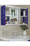 Aynalı Banyo Dolabı mavi