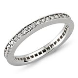 18 Ayar Altın 0.35 Ct Pırlanta Tam Tur Yüzük RMY301