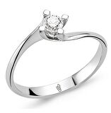 Romeo Pırlanta 0.17 Ct Tektaş Yüzük RMY306