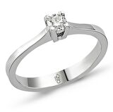 Romeo Pırlanta 0.22 Ct Tektaş Yüzük RMY317