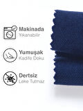 Perle Kadife Dokulu Safir Rengi Daily Series Runner 40 X 140