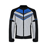 Nukrowear Road Mavi Beyaz Yazlık Fileli Motosiklet Montu