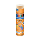 BIC | Evolution Kuru Boya Kalemi Seti, 24+1 Renk, Metal Tüp, Dayanıklı ve Canlı Renkler