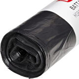 Koroplast | Eko Endüstriyel Çöp Torbası, Battal Boy 72x95 cm, Siyah, 300 gr, 10'lu Paket, 46 Mikron Kalınlık