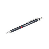 Rotring | Tikky Retro Versatil Kalem, 0.7 mm Uç, Metalik Gri, Ergonomik Tutuş