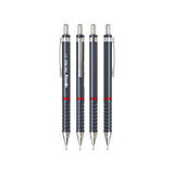 Rotring | Tikky Retro Versatil Kalem, 0.7 mm Uç, Metalik Gri, Ergonomik Tutuş