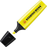 Stabilo | BOSS Original Fosforlu Kalem, Sarı, 2-5 mm Uç, Su Bazlı Mürekkep, 4 Saat Kurumaya Dayanıklı