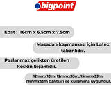 Bigpoint | Bant Kesme Makinesi, 33 mt, Orta Boy, Siyah, 12-19 mm Bantlarla Uyumlu