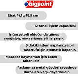 Bigpoint | 12 Haneli Metal Gövdeli Hesap Makinesi – RPT Özellikli, Güneş Enerjili