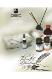 Rohrer&Klingner Kaligrafi mürekkebi Zeichentusche 29-airbrush-fırça-divit-sulu boya 50ml-740-violet