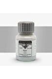 Rohrer&Klingner Kaligrafi mürekkebi Zeichentusche 29-airbrush-fırça-divit-sulu boya 50ml-801-silver