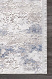 Artemis Halı Romantik 02436B Gri Mavi Modern Saçaklı Halı