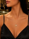 GOLD PEMBE YONCA ALTIN KOLYE