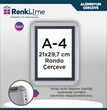 Opti Çerçeve Alüminyum A4 Rondo