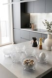 Beloria Ayaklı Cam Kase 6'lı Set 10 cm Şeffaf Sunum ve Çerezlik Kasesi