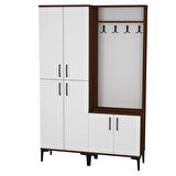 Rose-1-4 Dolaplı Ayakkabılık Vestiyer Portmanto RS03