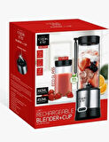 ROSE TEKNOLOJİ ŞARJLI TAŞINABİLİR 450ml HACİMLİ 380ml  BARDAKLI BUZ KIRABİLEN BLENDER