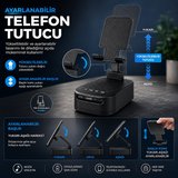 3 Ü 1 ARADA BLUETOOTH HOPARLÖR POWERBANK VE TELEFON TUTUCU ÖZELLİKLİ TF KART VE USB BELLEK DESTEKLİ TELEFON TUTUCULU BLUETOOTH HOPARLÖR