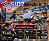 ROSE TEKNOLOJİ S107 KATLANABİLİR   2 KAMERALI FPV CANLI GÖRÜNTÜ AKTARIMLI 2 BATARYALI VE TAŞIMA ÇANTALI DRONE ( tablet standı hediyeli )