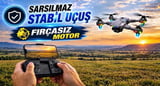 ROSE TEKNOLOJİ S107 KATLANABİLİR   2 KAMERALI FPV CANLI GÖRÜNTÜ AKTARIMLI 2 BATARYALI VE TAŞIMA ÇANTALI DRONE ( tablet standı hediyeli )