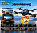S22 MAX DRONE EKRANLI KUMANDA TEK TUŞLA GELME ÇİFT BATARYALI UYGULAMA KONTROLLÜ TAŞIMA ÇANTALI DRONE ( laptop ve tablet standı hediyeli )