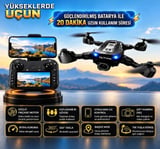 S22 MAX DRONE EKRANLI KUMANDA TEK TUŞLA GELME ÇİFT BATARYALI UYGULAMA KONTROLLÜ TAŞIMA ÇANTALI DRONE ( laptop ve tablet standı hediyeli )